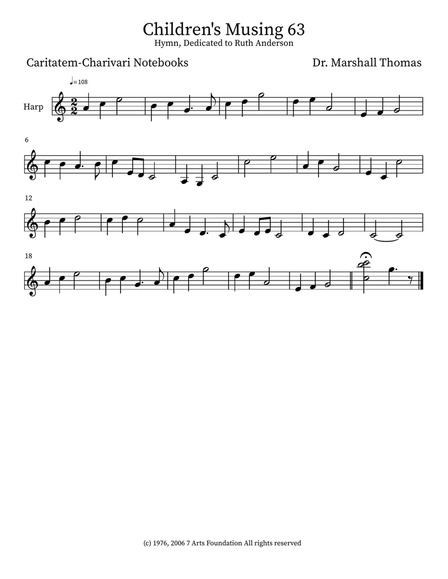Children's Musing 63 Small Ensemble scores gallery preview page 3