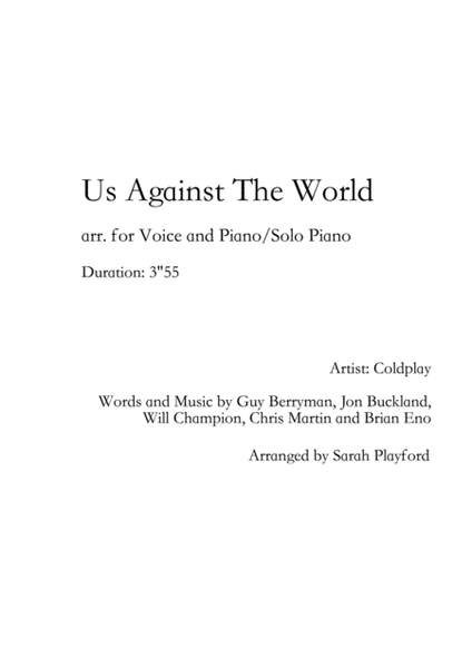 Us Against The World image number null