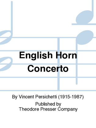 Book cover for English Horn Concerto