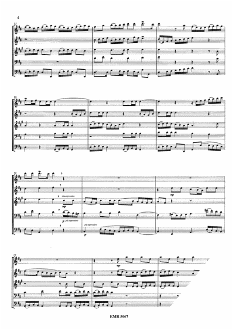 Aria Brass Quintet scores gallery preview page 5