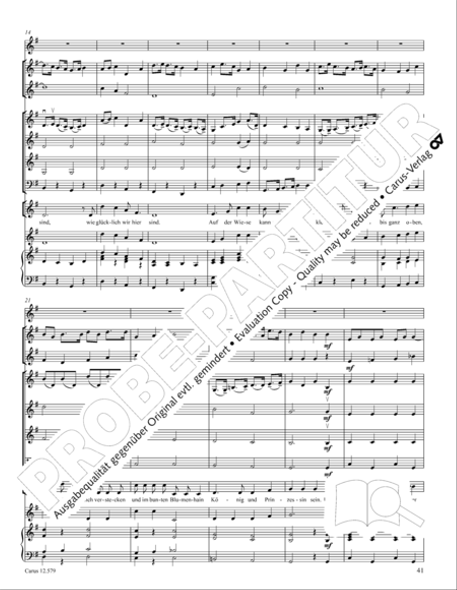 Der Garten des Riesen Der Garten des Riesen Children's Choir scores gallery preview page 46