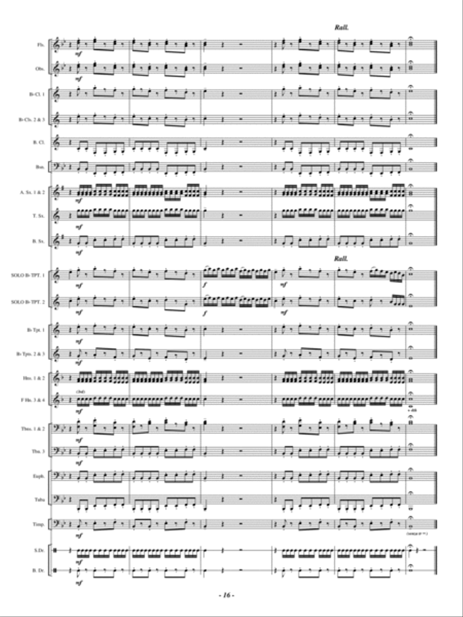 Double Concerto Double Concerto Concert Band scores gallery preview page 15