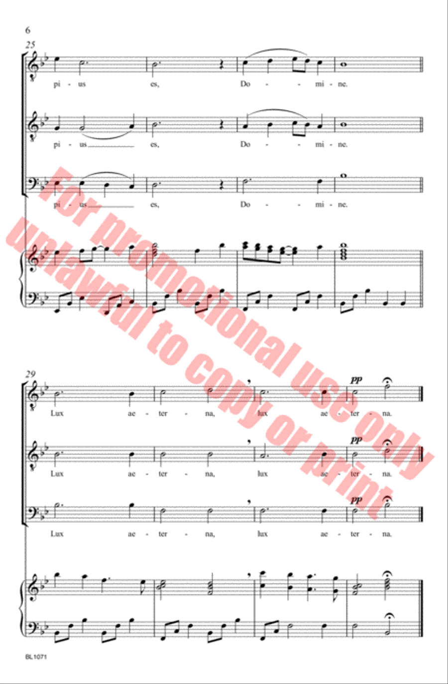 Lux Aeterna TTB scores gallery preview page 7