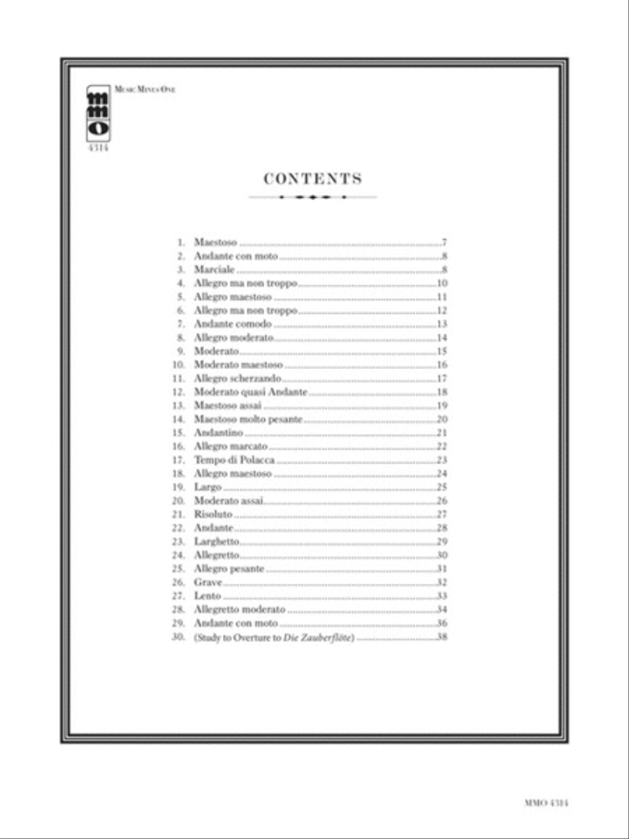 Simandl – 30 Etudes for Double Bass Double Bass scores gallery preview page 2