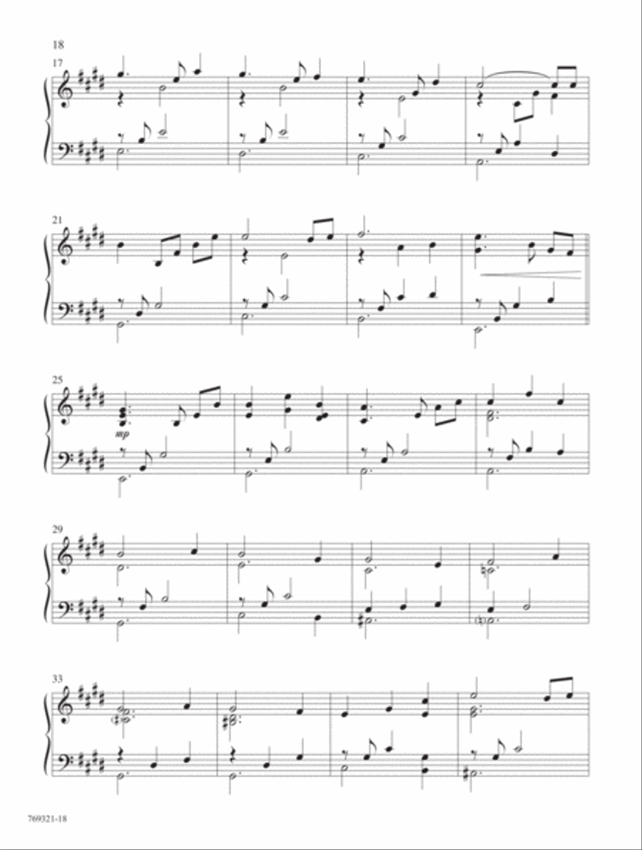 Ever in Joyful Song! Piano Solo scores gallery preview page 8