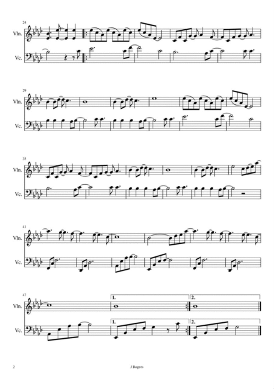 All Of Me All Of Me String Duet scores gallery preview page 2