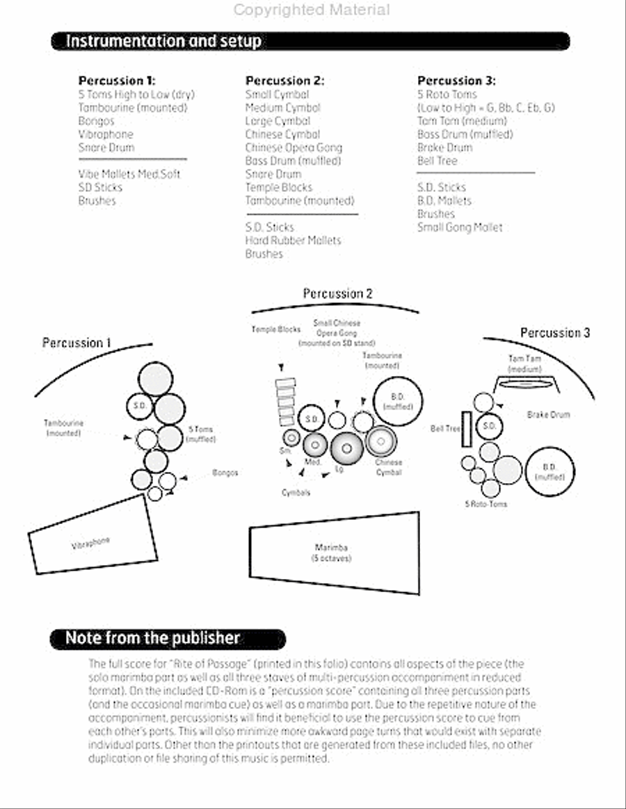 Rite of Passage Rite of Passage Percussion Ensemble scores gallery preview page 4