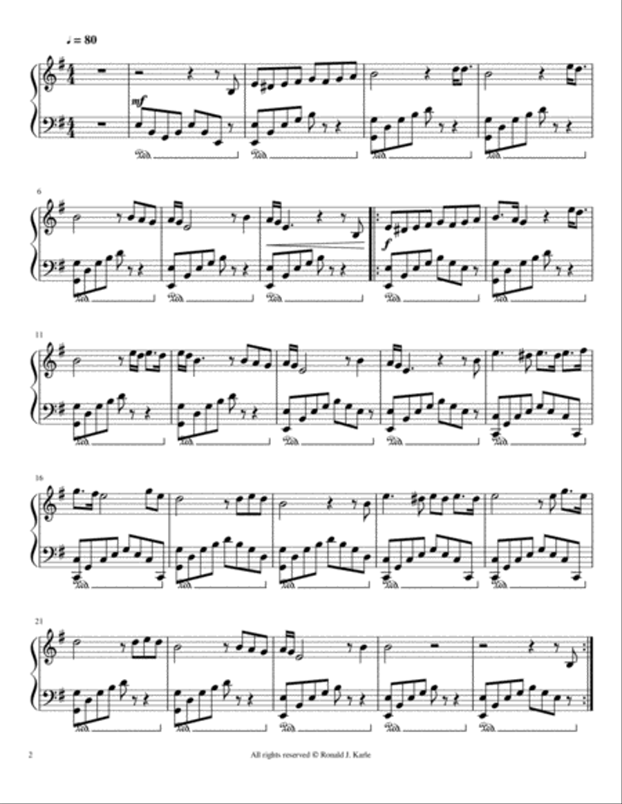 El Condor Pasa Piano Solo scores gallery preview page 2