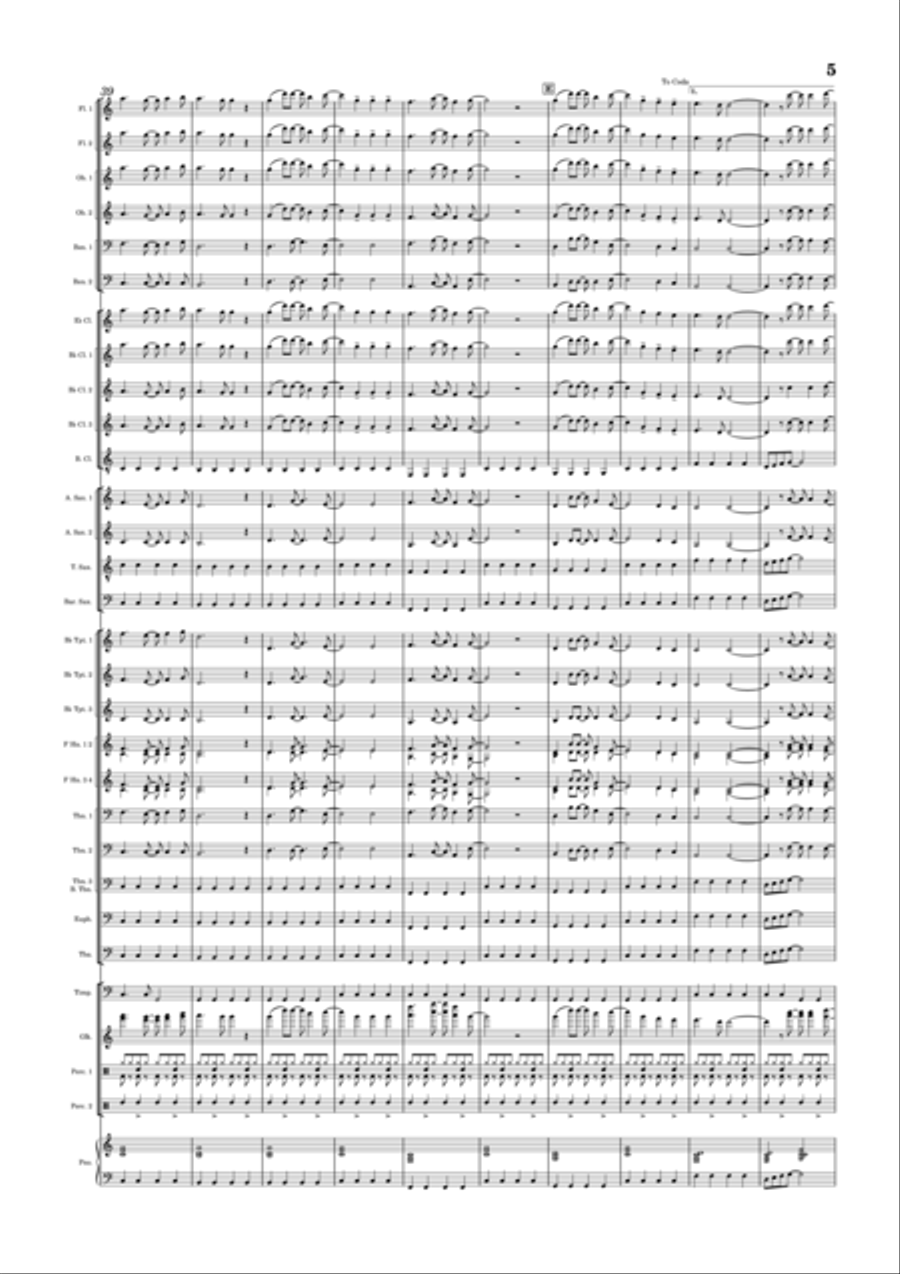Angeleyes Concert Band scores gallery preview page 5