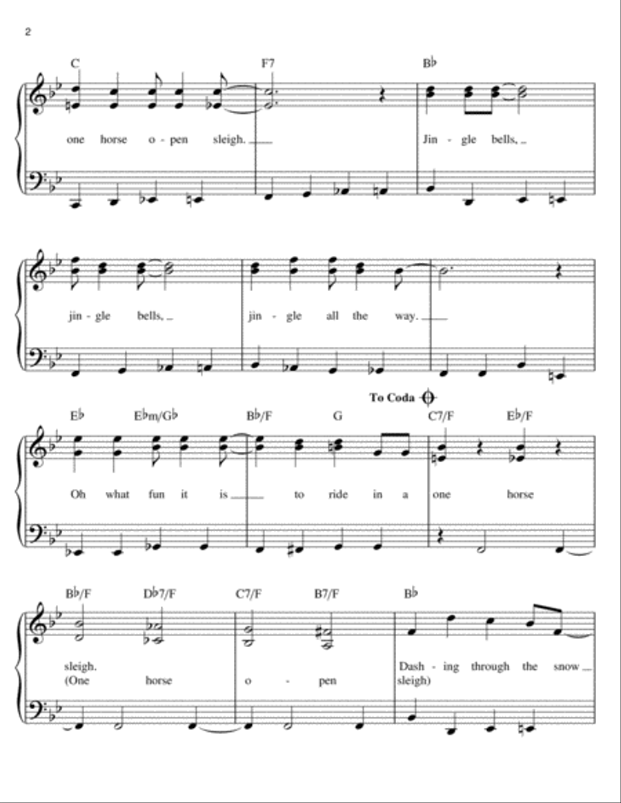 Jingle Bells Voice scores gallery preview page 2