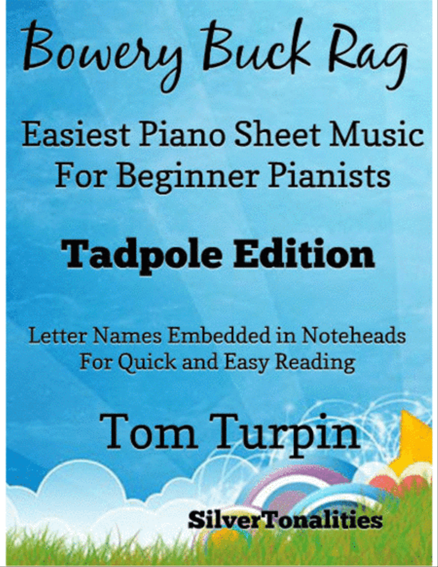 Bowery Buck Rag Easiest Piano Sheet Music for Beginner Pianists 2nd Edition