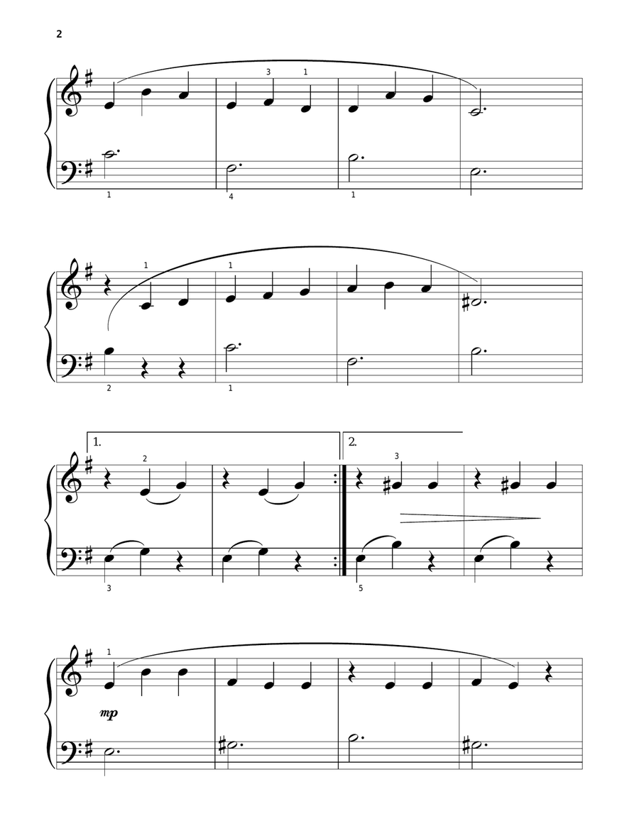 My Favorite Things Easy Piano scores gallery preview page 2
