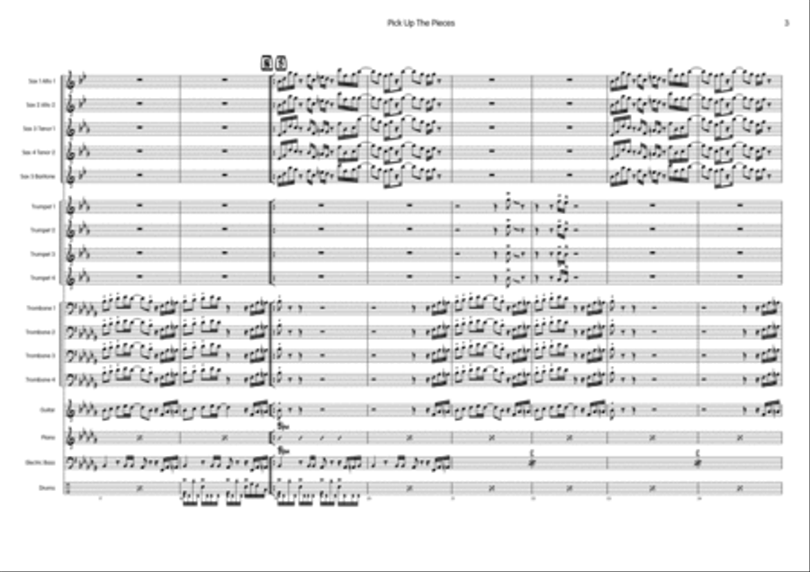 Pick Up The Pieces Pick Up The Pieces Big Band scores gallery preview page 4