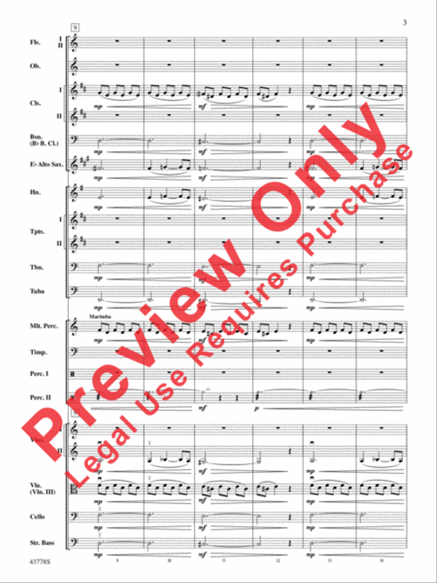 Godzilla Full Orchestra scores gallery preview page 23
