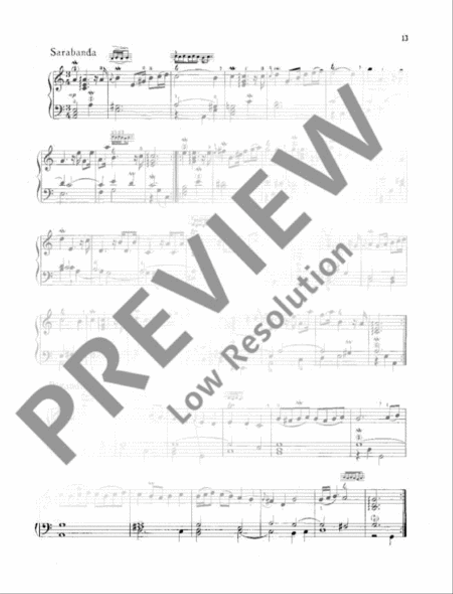Partitas and Pieces Partitas and Pieces Harpsichord scores gallery preview page 14