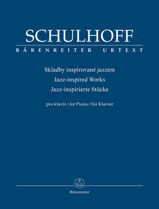 Book cover for Jazz-inspired Works for Piano