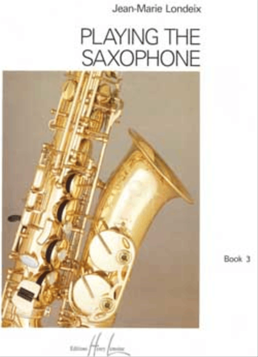 Playing the Saxophone - Volume 3 Saxophone Solo scores gallery preview page 1