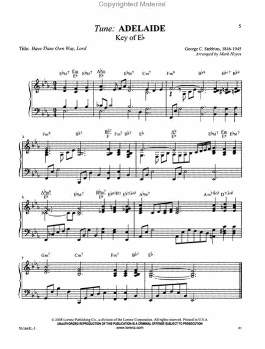 Hymn Harmonizations by Hayes Piano Solo scores gallery preview page 2