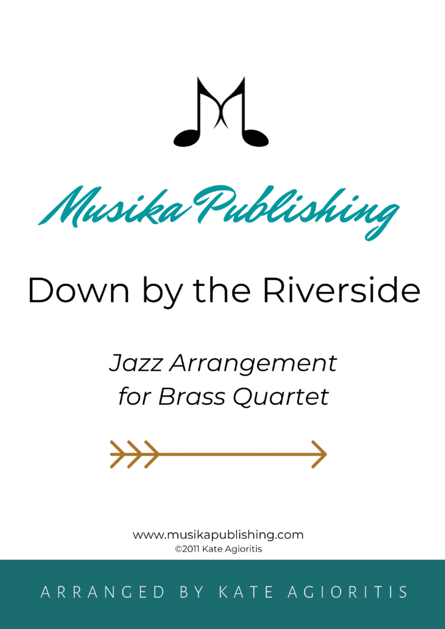 Down by the Riverside - for Brass Quartet Brass Quartet scores gallery preview page 1