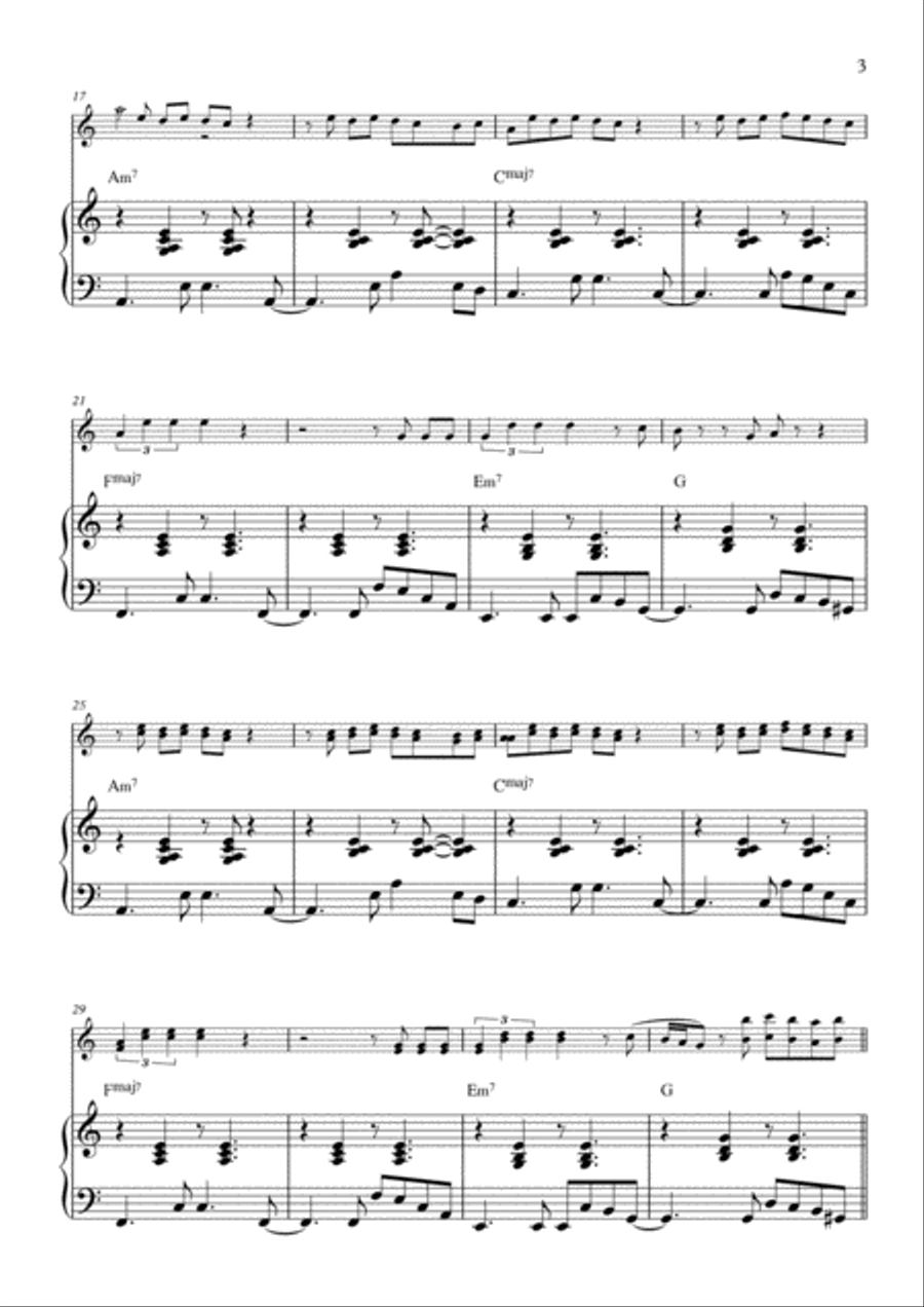 Senorita Woodwind Ensemble scores gallery preview page 3