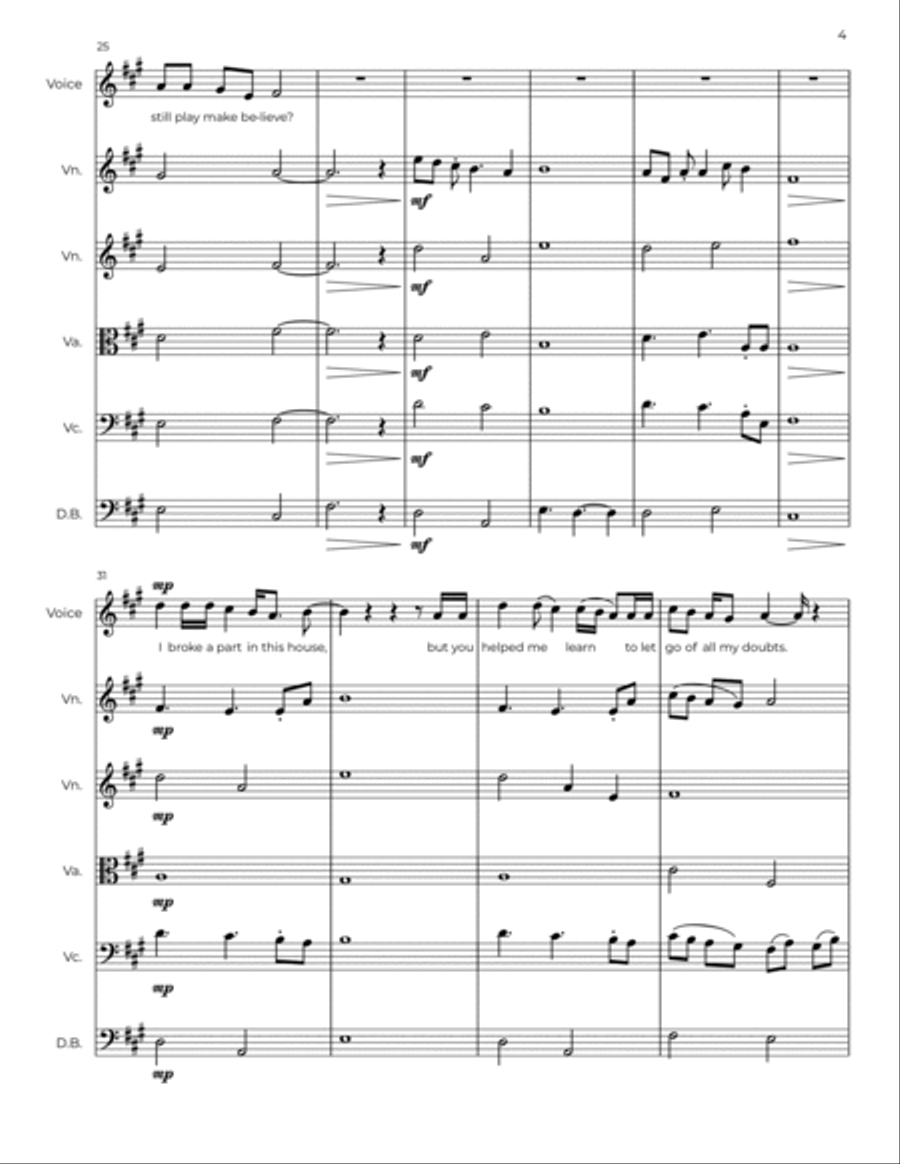 This House Small Ensemble scores gallery preview page 4
