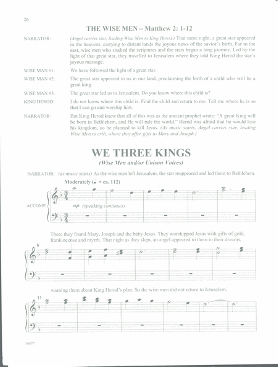 Carriers of the Light - A Children's Christmas Musical (Performance Pack) Choir scores gallery preview page 4
