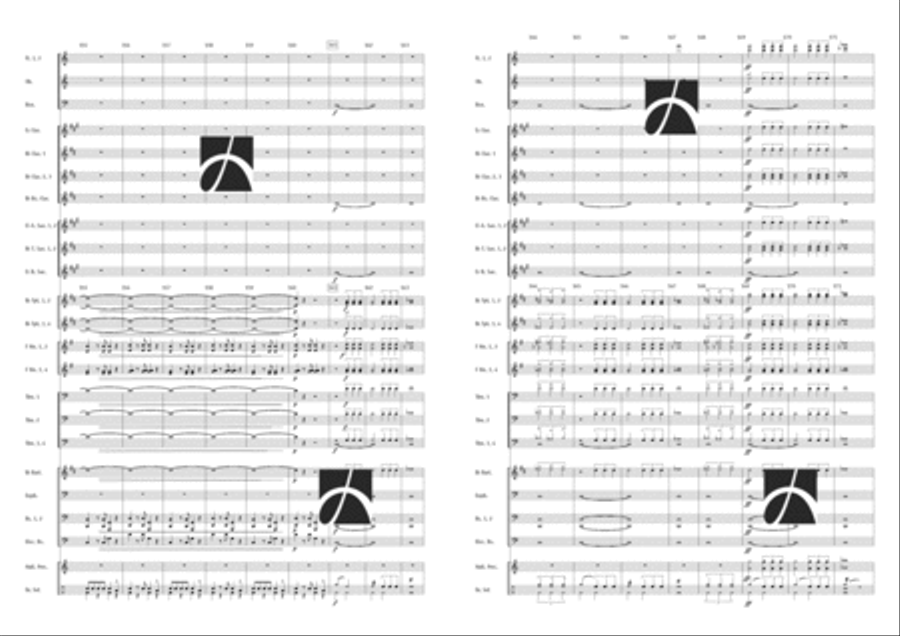 Spanish Eyes Concert Band scores gallery preview page 12