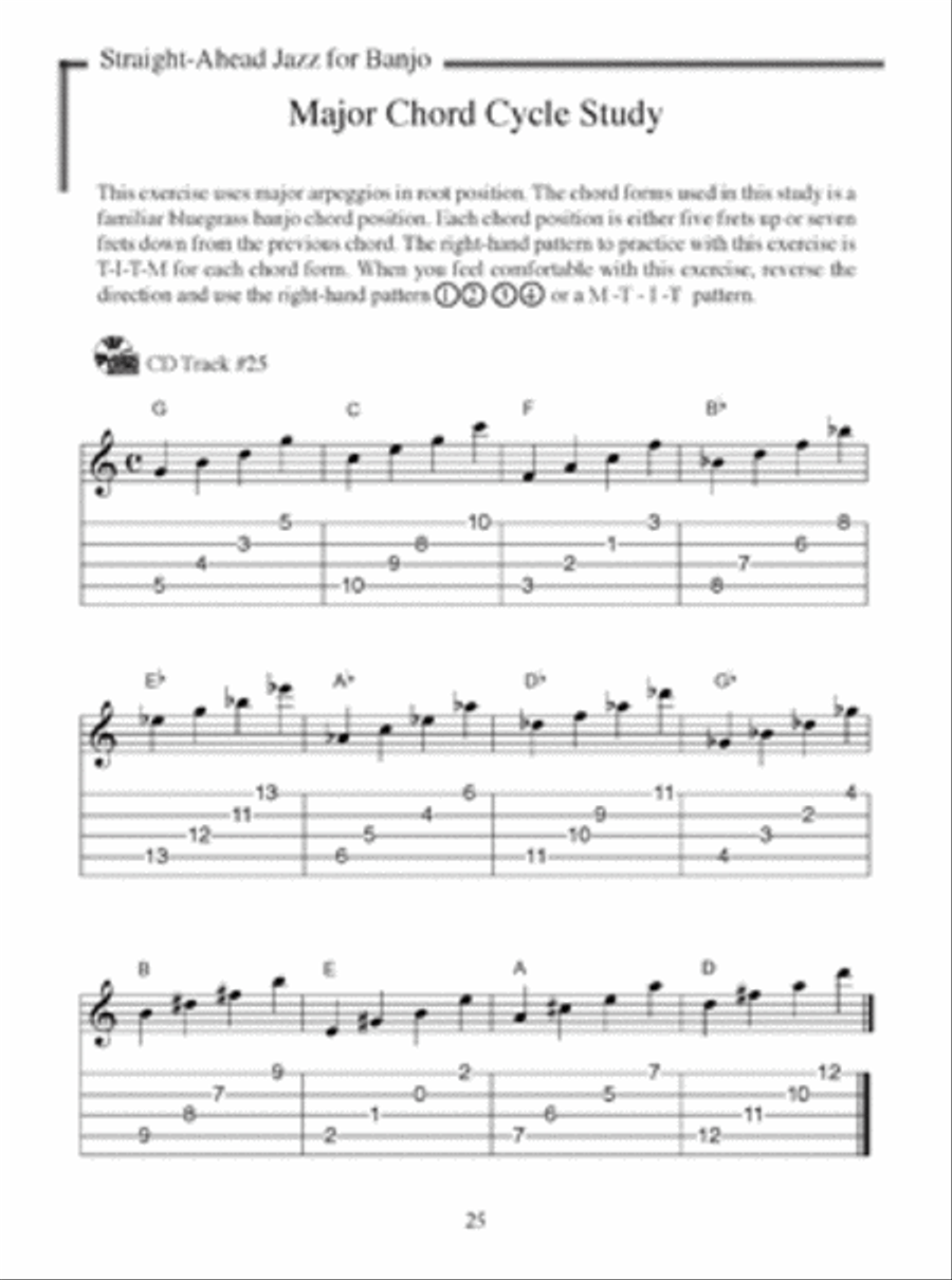 Straight-Ahead Jazz for Banjo 5-String Banjo scores gallery preview page 3
