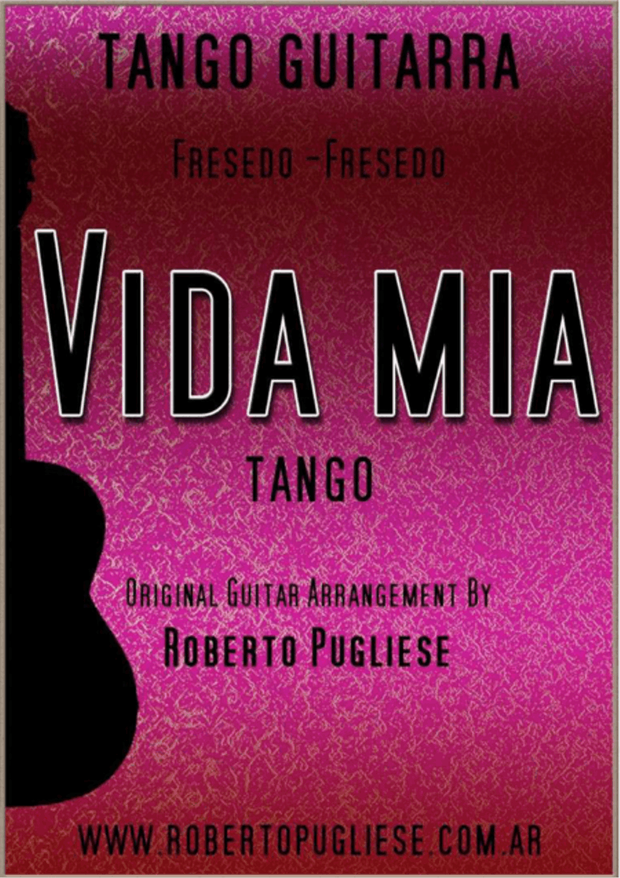 Vida mia - Tango (Fresedo - Fresedo) Classical Guitar scores gallery preview page 1