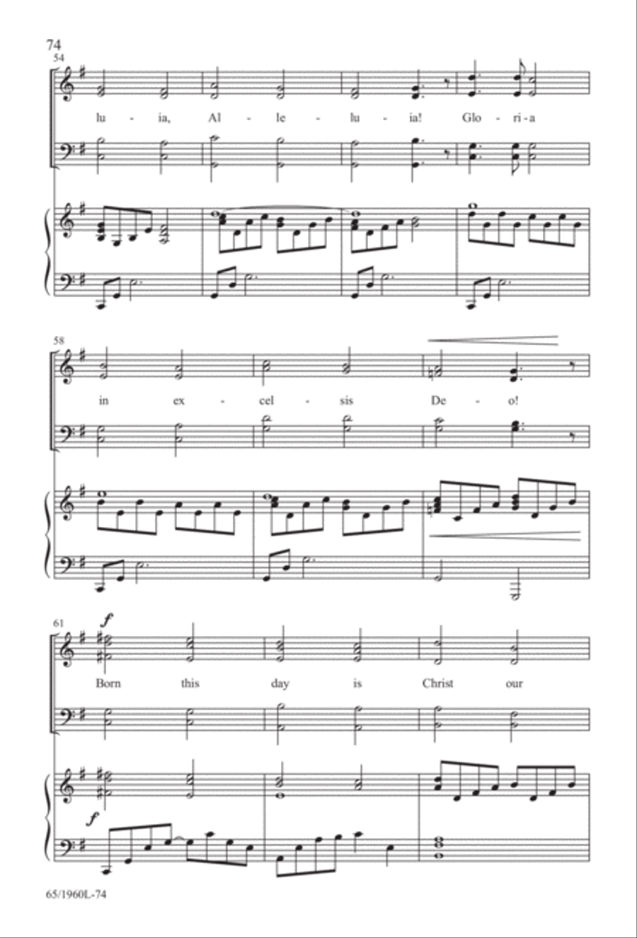 A New Birth...A New Beginning 4-Part scores gallery preview page 75