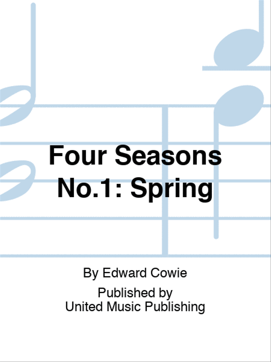 Four Seasons No.1: Spring 4-Part scores gallery preview page 1
