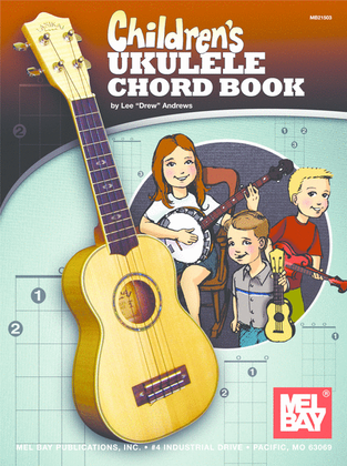 Book cover for Children's Ukulele Chord Book