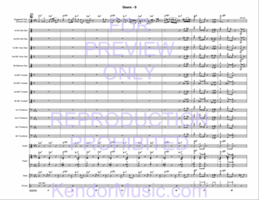 Gears Gears Jazz Ensemble scores gallery preview page 11