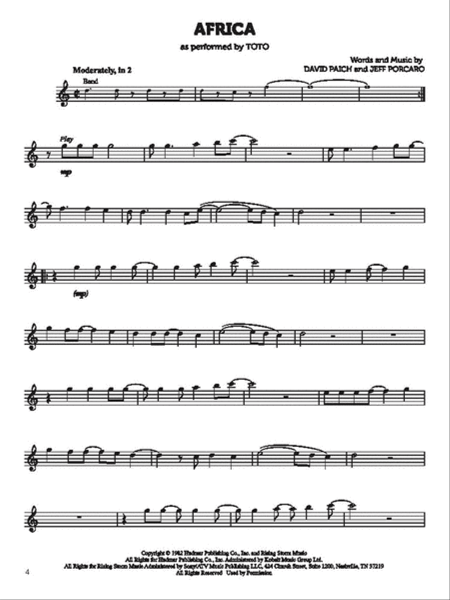 Best of Pop - Flute Flute Solo scores gallery preview page 2