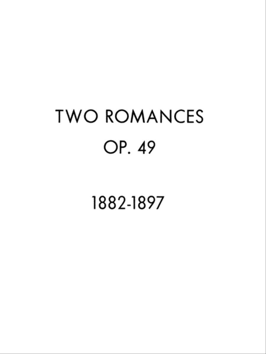 Songs, Op. 49, 50, 51, Volume 6