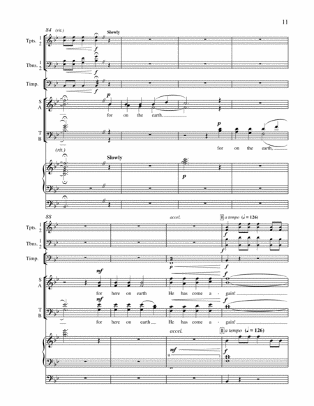 A Hymn of Resurrection (Full/Choral Score) by Gwyneth W. Walker 4-Part - Sheet Music
