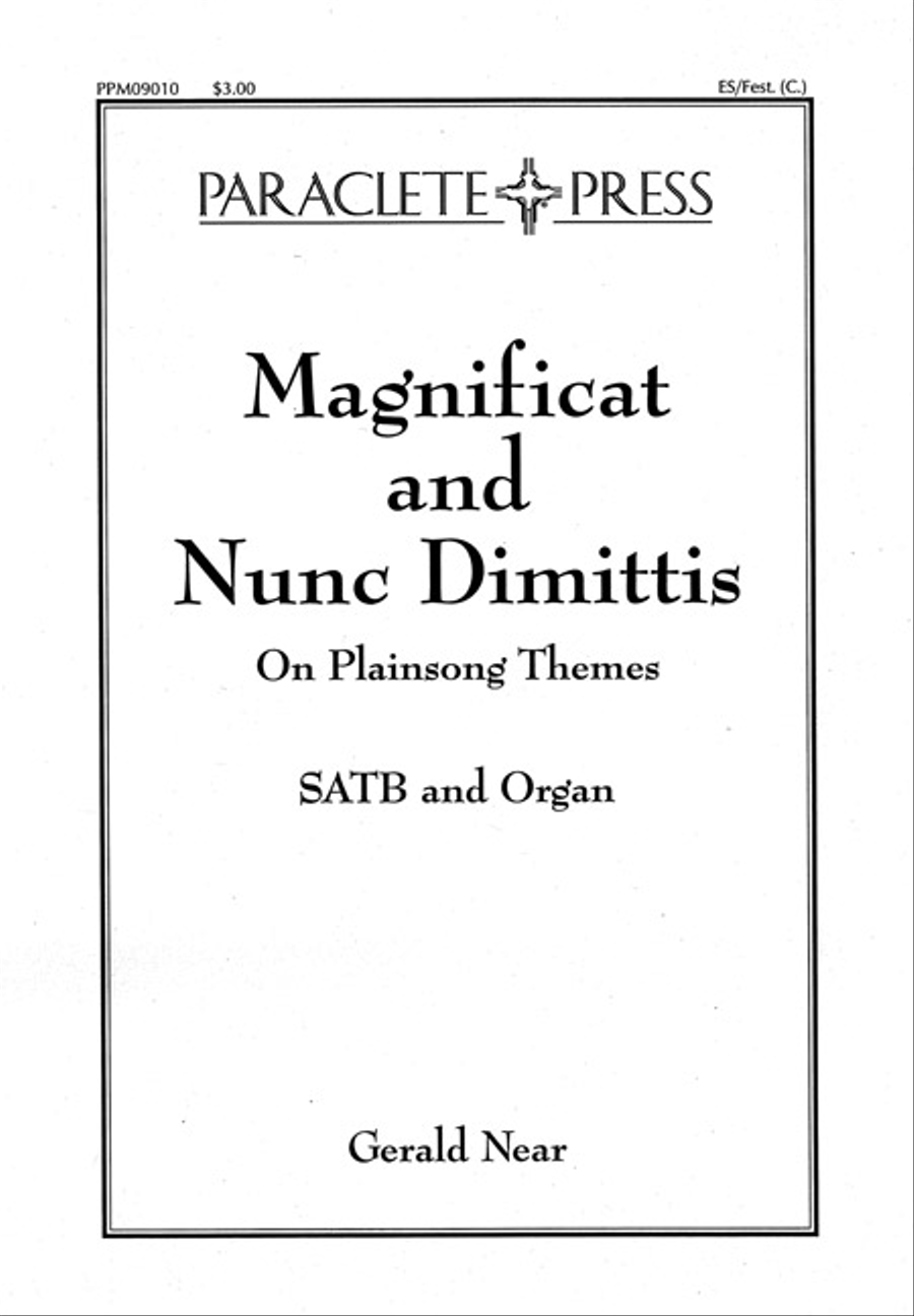Magnificat and Nunc Dimittis On Plainsong Theme