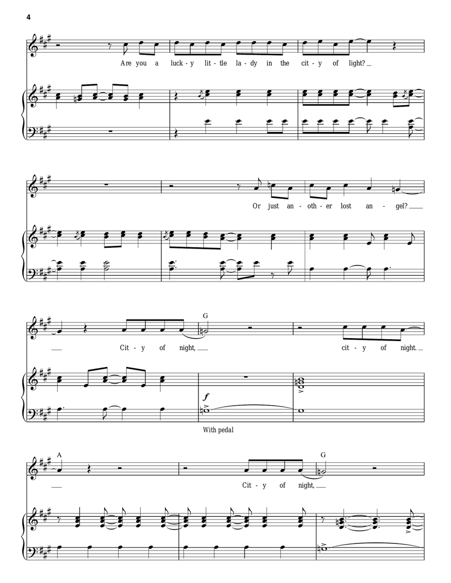 L.A. Woman Piano, Vocal scores gallery preview page 4