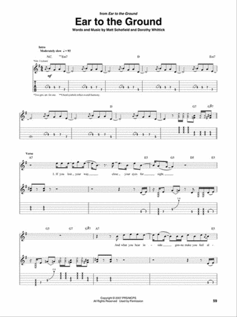 Matt Schofield Guitar Tab Collection Electric Guitar scores gallery preview page 4