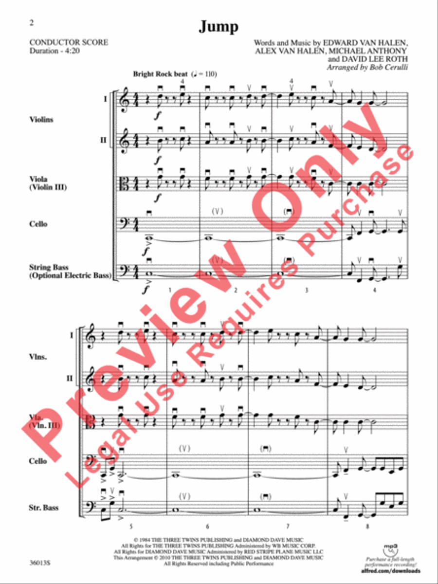 Jump Jump String Orchestra scores gallery preview page 3