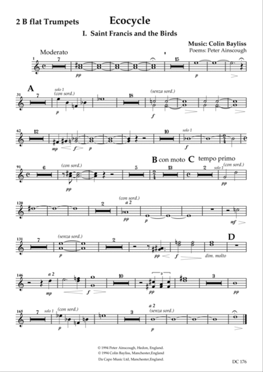 Ecocycle - brass and percussion parts Percussion Ensemble scores gallery preview page 5