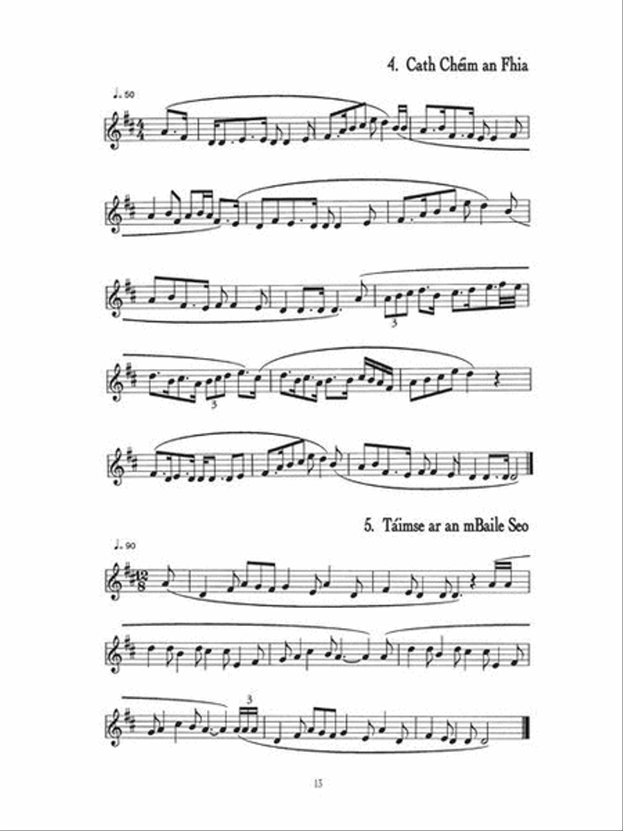 Traditional Slow Airs of Ireland Tin Whistle scores gallery preview page 11