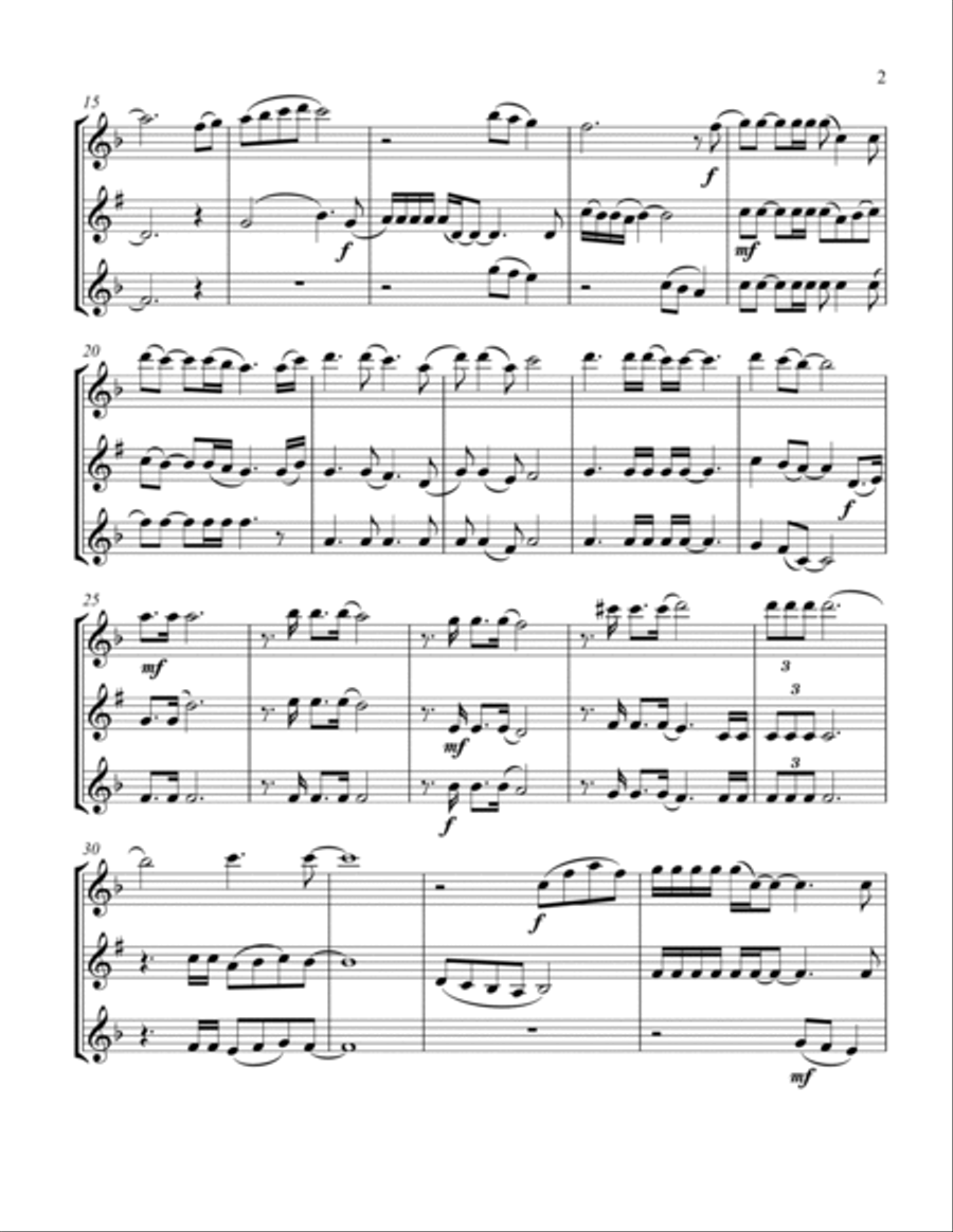 What A Wonderful World Clarinet scores gallery preview page 3