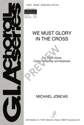 Book cover for We Must Glory in the Cross