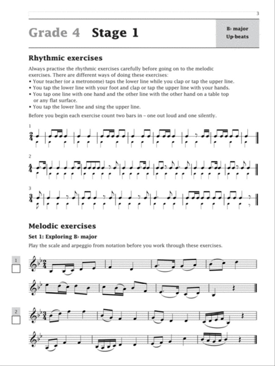 Improve Your Sight-reading! Clarinet, Grade 4-5 Clarinet scores gallery preview page 2
