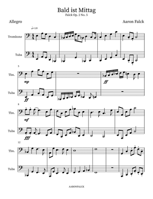 Falck Op. 2 No. 5 (Bald ist Mittag)
