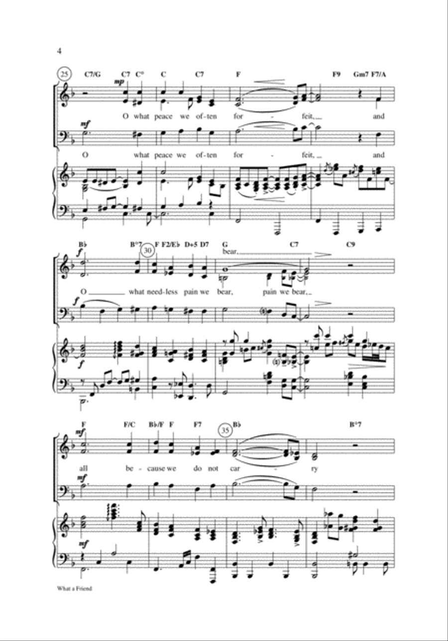What a Friend 4-Part scores gallery preview page 4