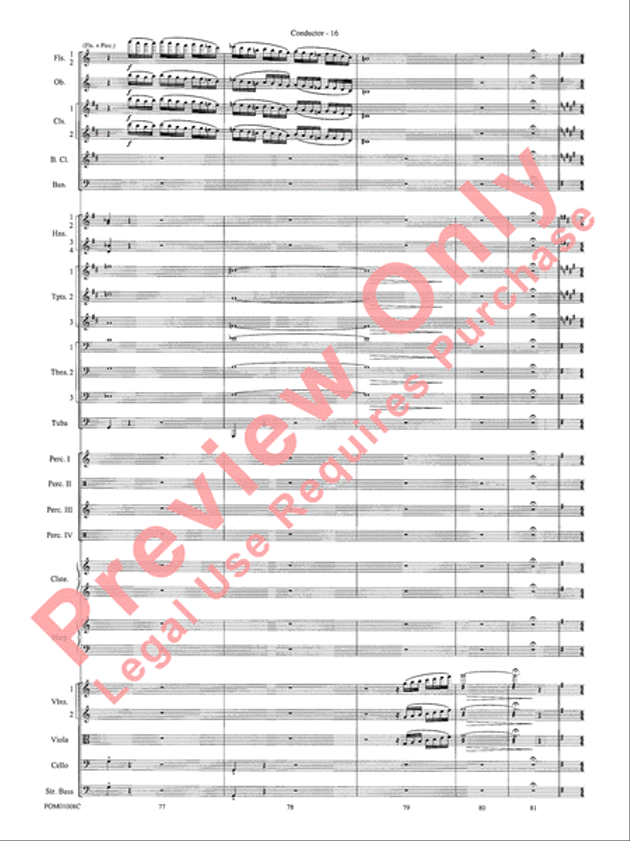 Harry Potter Symphonic Suite Full Orchestra scores gallery preview page 19