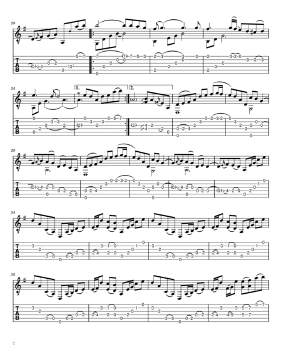 River Walk Acoustic Guitar scores gallery preview page 2
