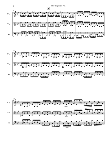 Sergei Rachmaninoff - Trio élégiaque No.1 in G minor (arr. for piano quartet - piano, violin, viol